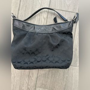 Black coach purse